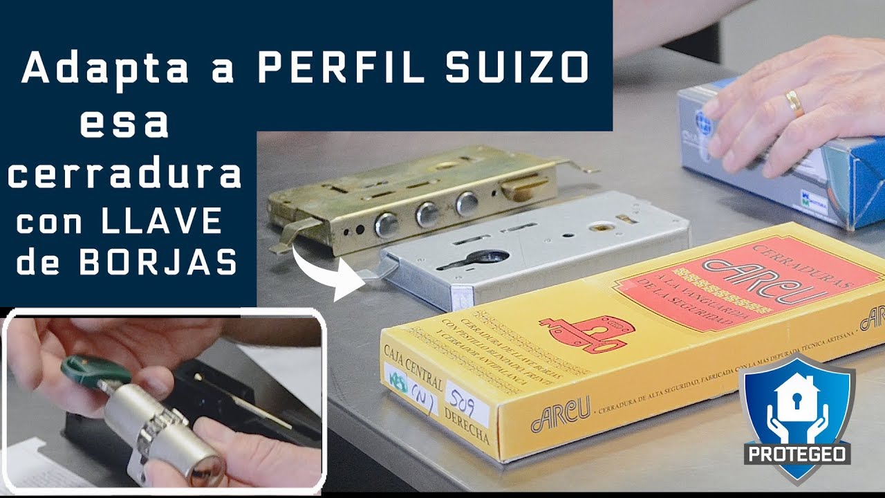CERRADURA con llave de BORJAS A PERFIL SUIZO con el C28 Plus de Mottura🔥