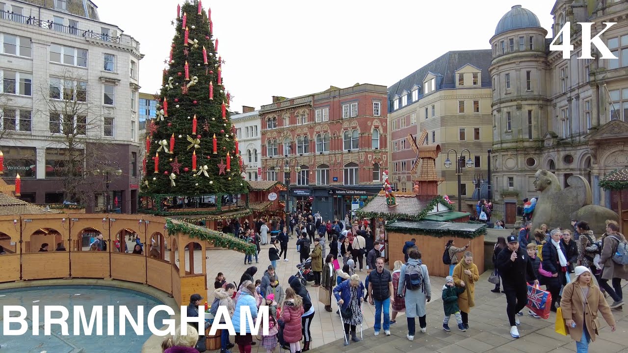 Birmingham 1Day Before Christmas 2023 || Walking Tour || United Kingdom🇬🇧