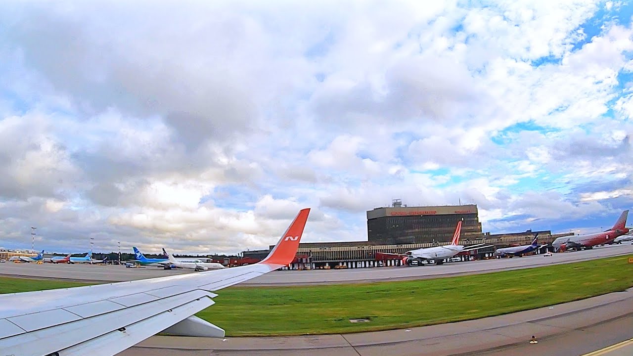 GreatFlyer. Взлет BOEING 737 авиакомпании НОРДВИНД. Рейс Москва Санкт-Петербург