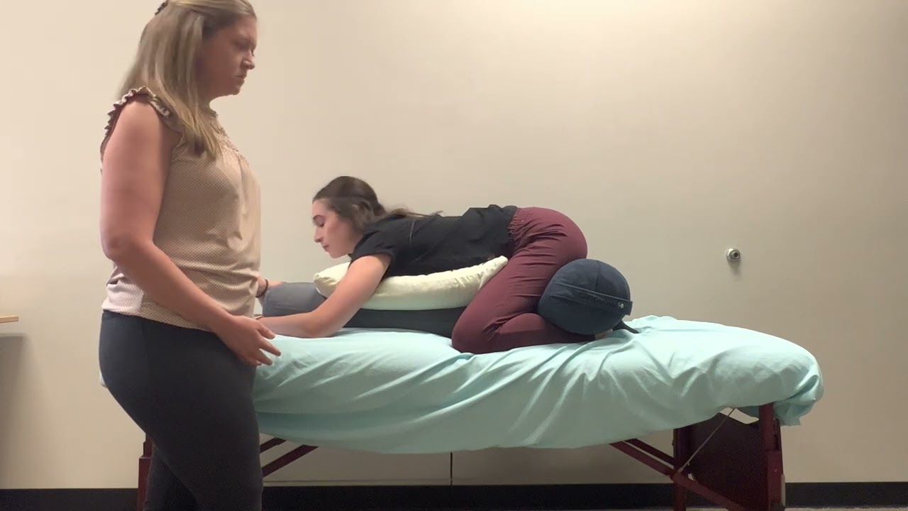 Supported child's pose