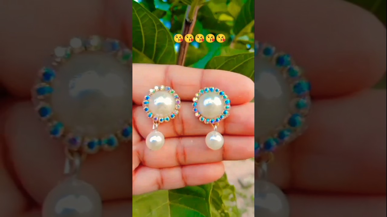 Diy daily wear simple beads earrings