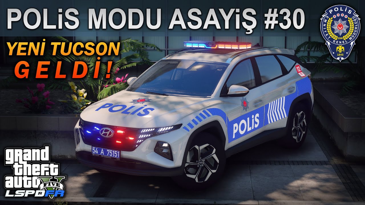 YENİ HYUNDAI TUCSON | GTA 5 POLİS MODU ASAYİŞ #30 | LSPDFR