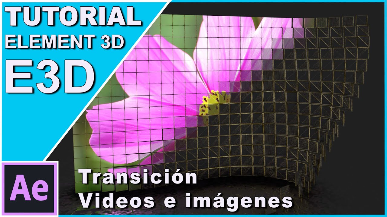 Transforma imágenes en MUROS 3D – Tutorial Element 3D en After Effects
