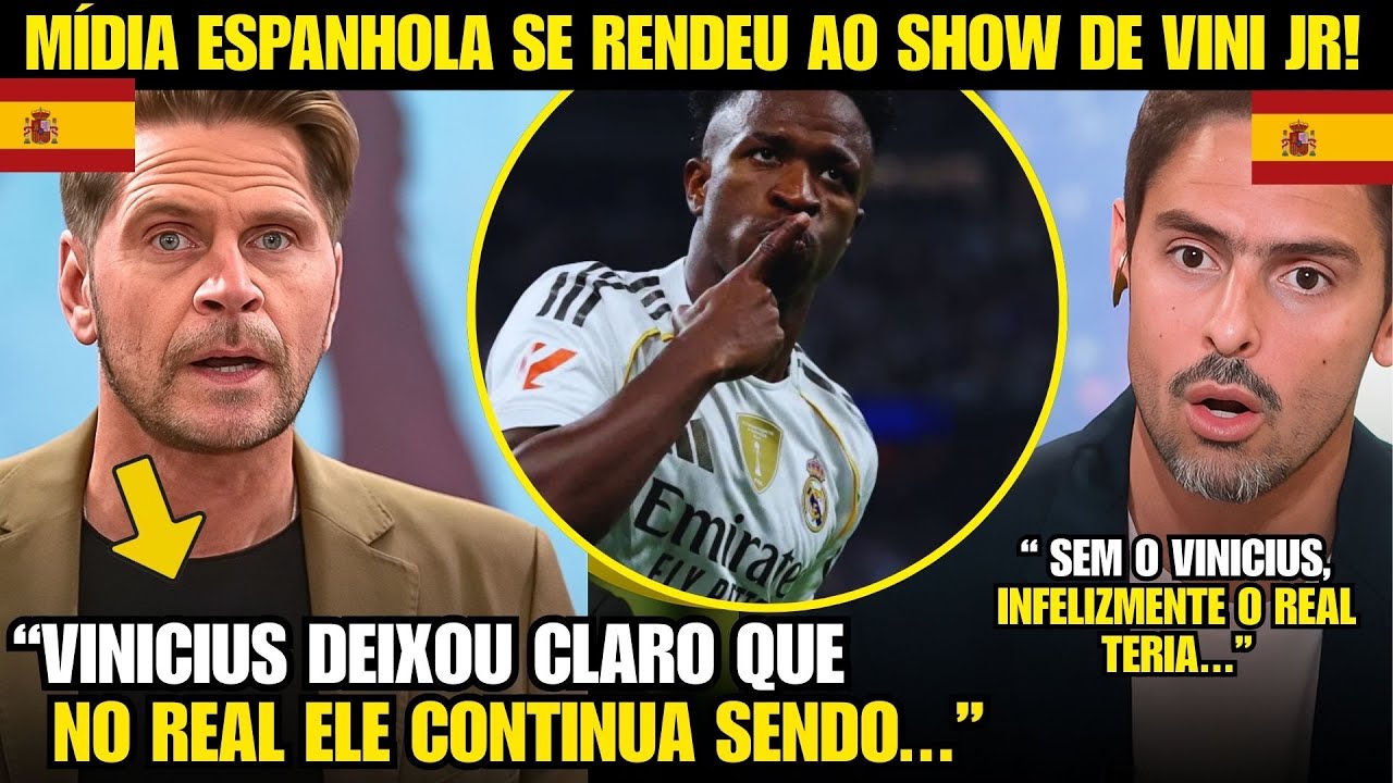 🚨NOSSA! OLHA A FORTE REAÇÃO DA MÍDIA ESPANHOLA AO SHOW DE VINI JR NO REAL!
