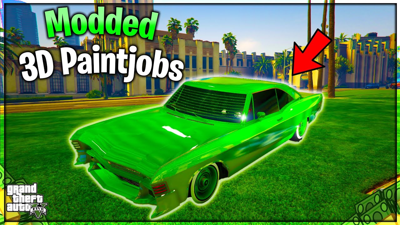 The Best GTA 5 Online 3D Modded Crew Colors To Have in Gta5 Online!! (Brights,Neons, & More!!)