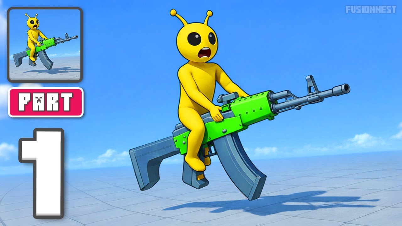 Annoying Ragdoll Shooter Game - Gameplay Walkthrough Part 1 - Targets Fly Feel Relief (iOS, Android)