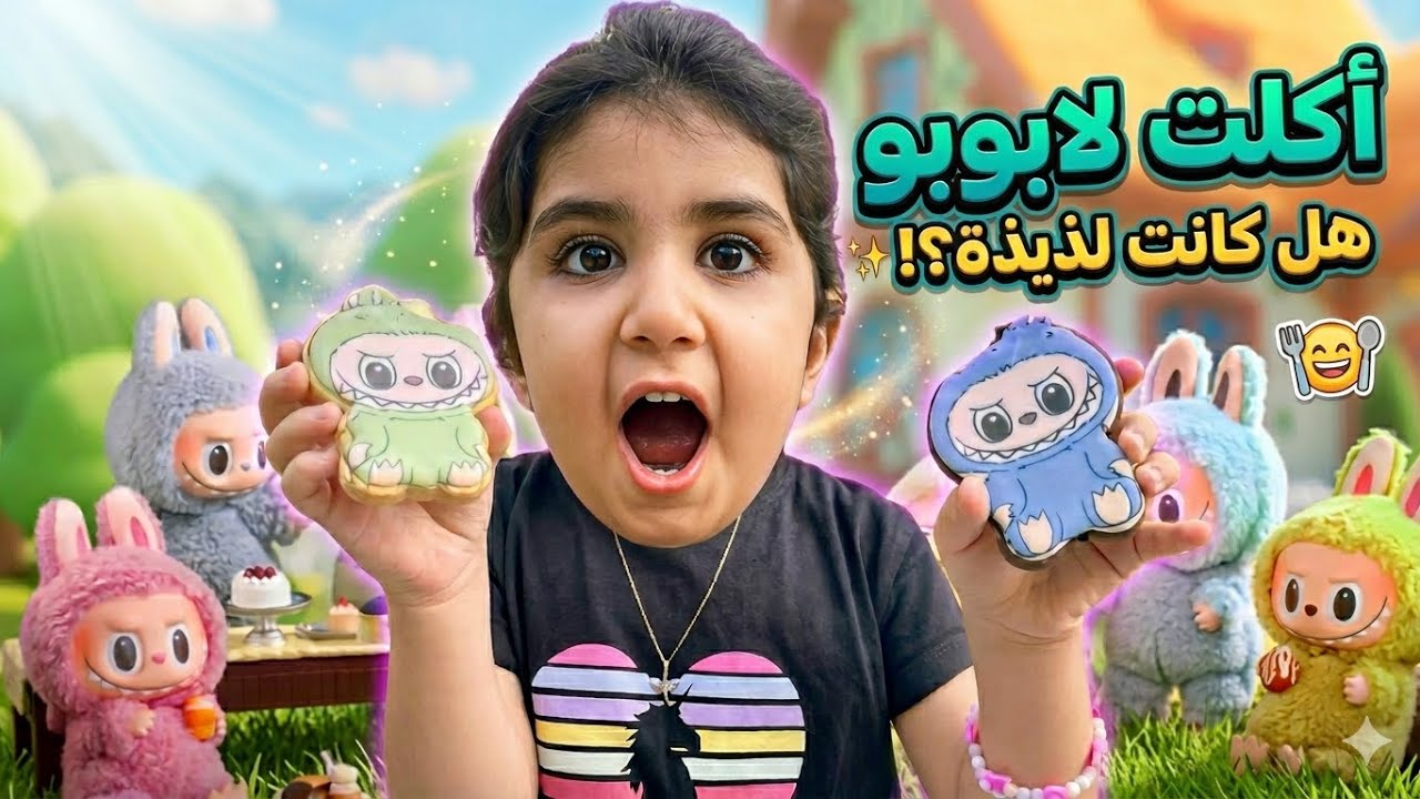 هل عنجد أكلنا لابوبو ؟😱🤣 #لابوبو #شفا  #خلودة #تجربة #سلمى #اكسبلور  #زين_وألفت #دبي  
