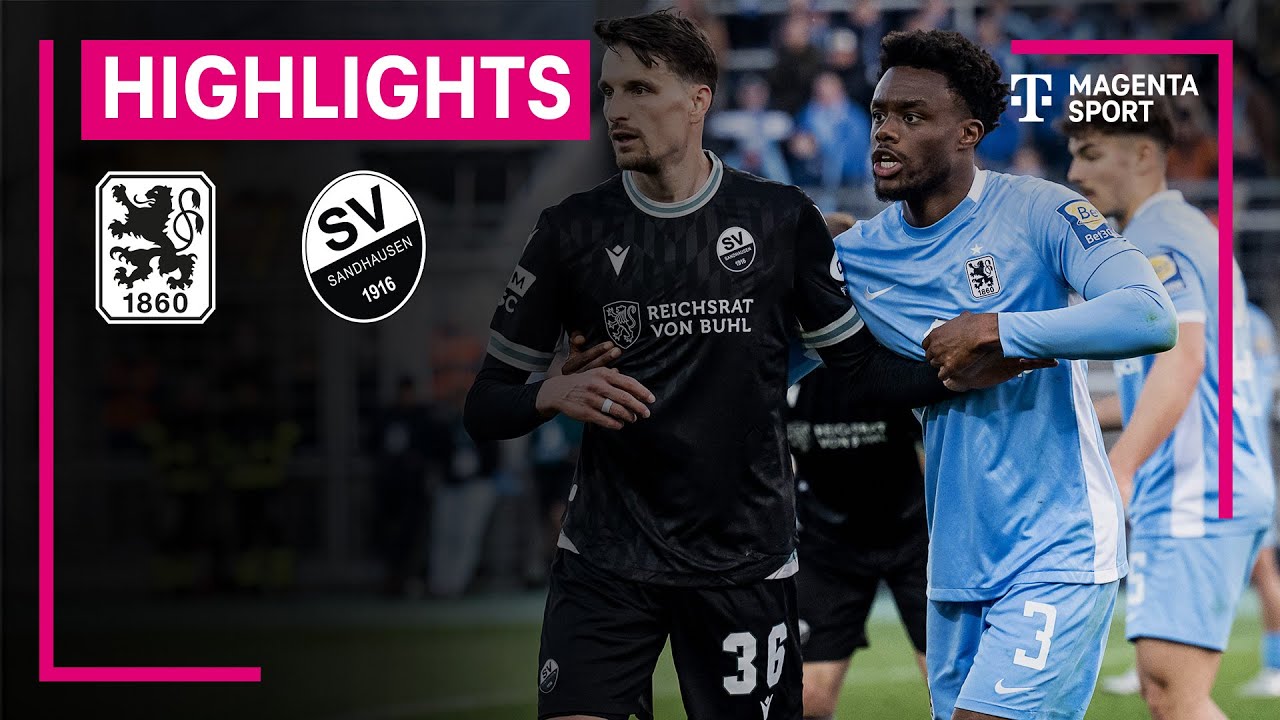 TSV 1860 München - SV Sandhausen | Highlights 3. Liga | MAGENTA SPORT