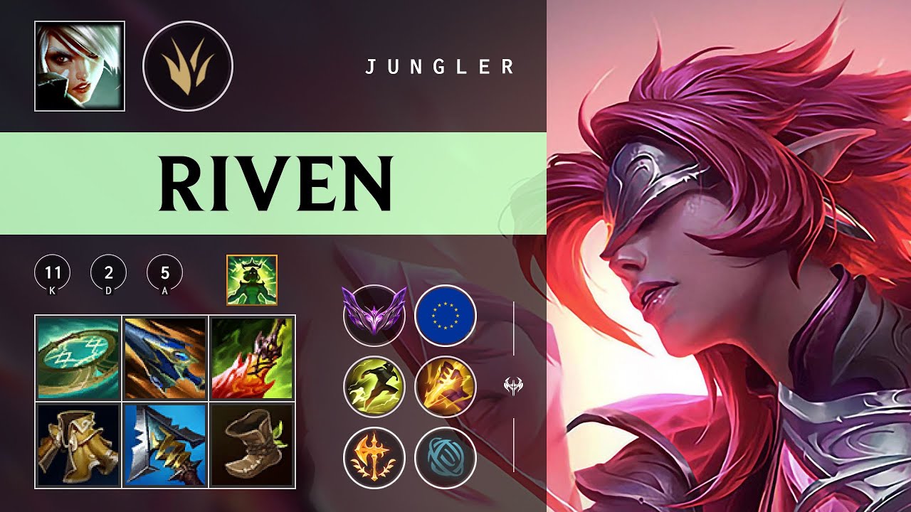 Riven Jungle vs Hecarim - EUW Master Patch 26.01