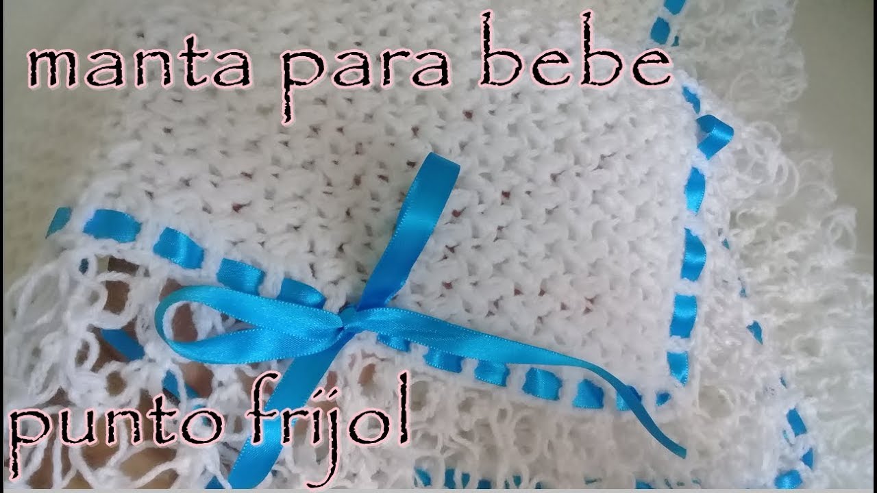 Manta en crochet para  bebe - paso a paso -crochet baby blanket