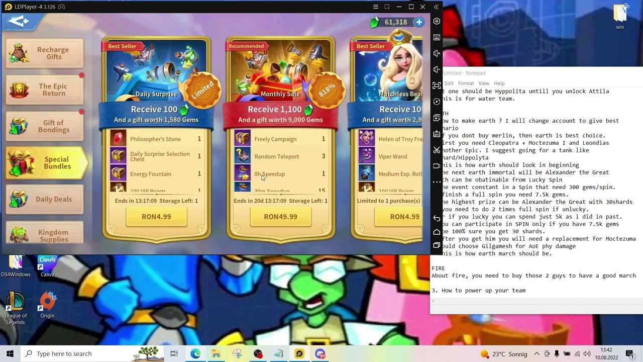 Ranubis Infinity Kingdom Newbie Guide