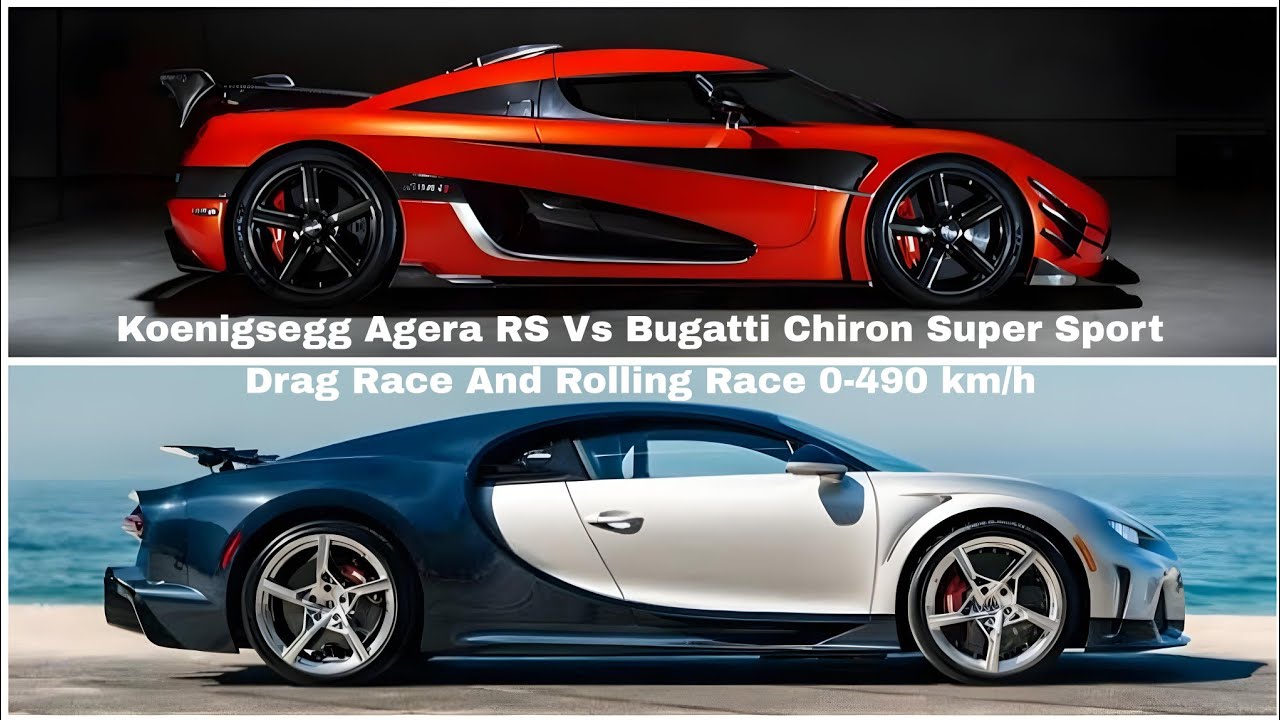 Chiron Supersport Vs Koenigsegg Agera RS Which Car is Fastest from 0-400 km/h and to thier top speed