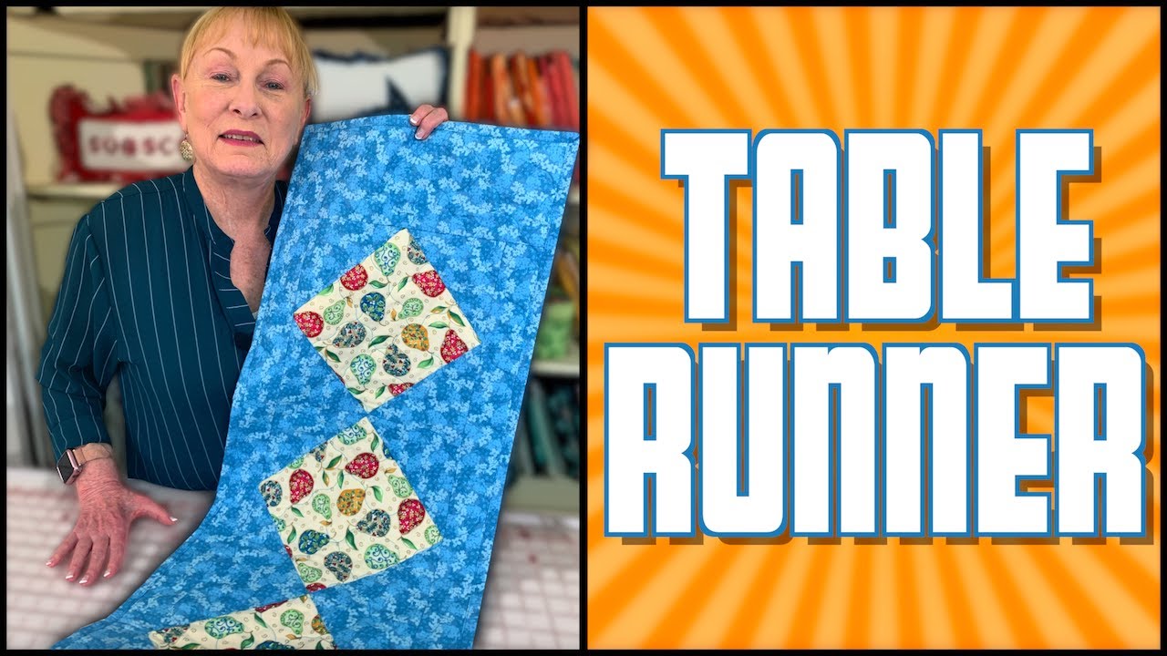 Table Runner Sewing Tutorial | The Sewing Room Channel
