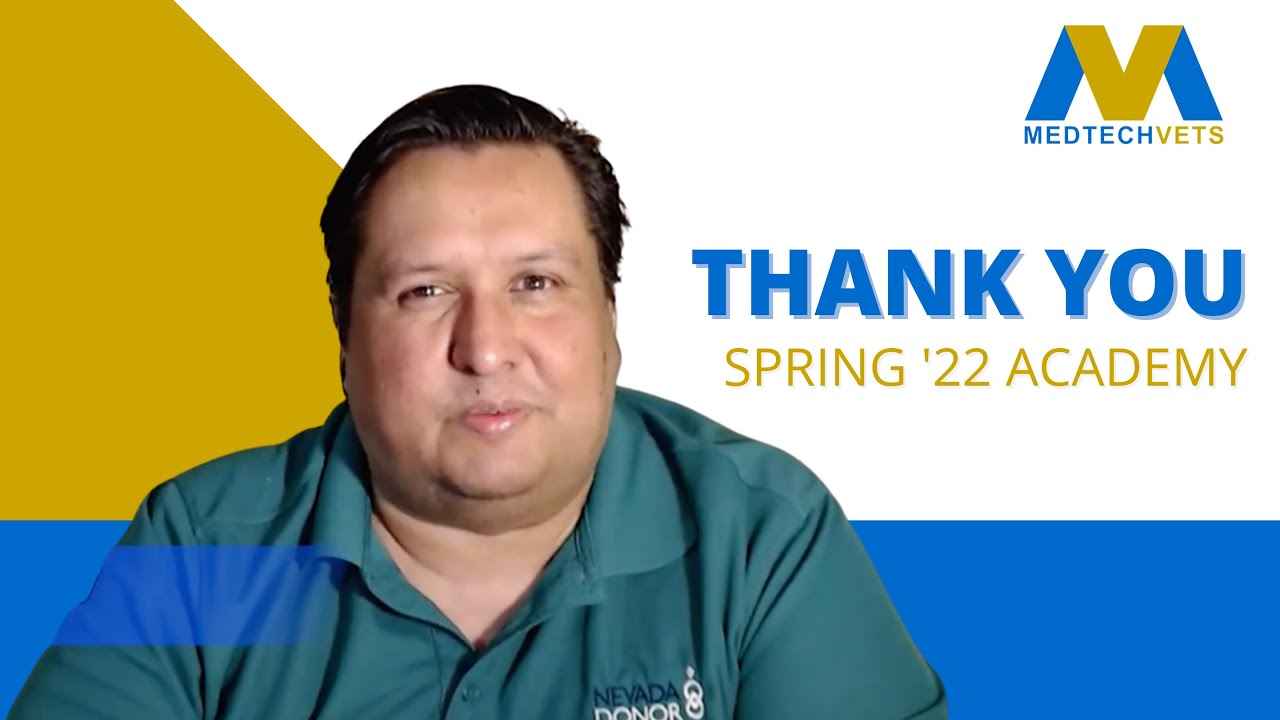 2022 Spring Academy Mentor Thank You | MedTechVets