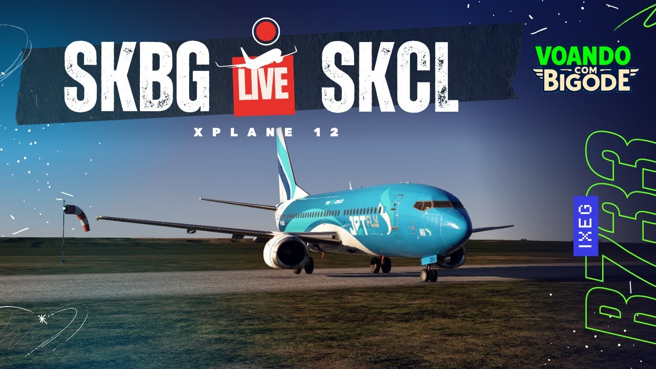 ✈️Navegação VOR - SKBG-SKCL - Boeing 737 Classic - o Cadillac dos céus - VATSIM