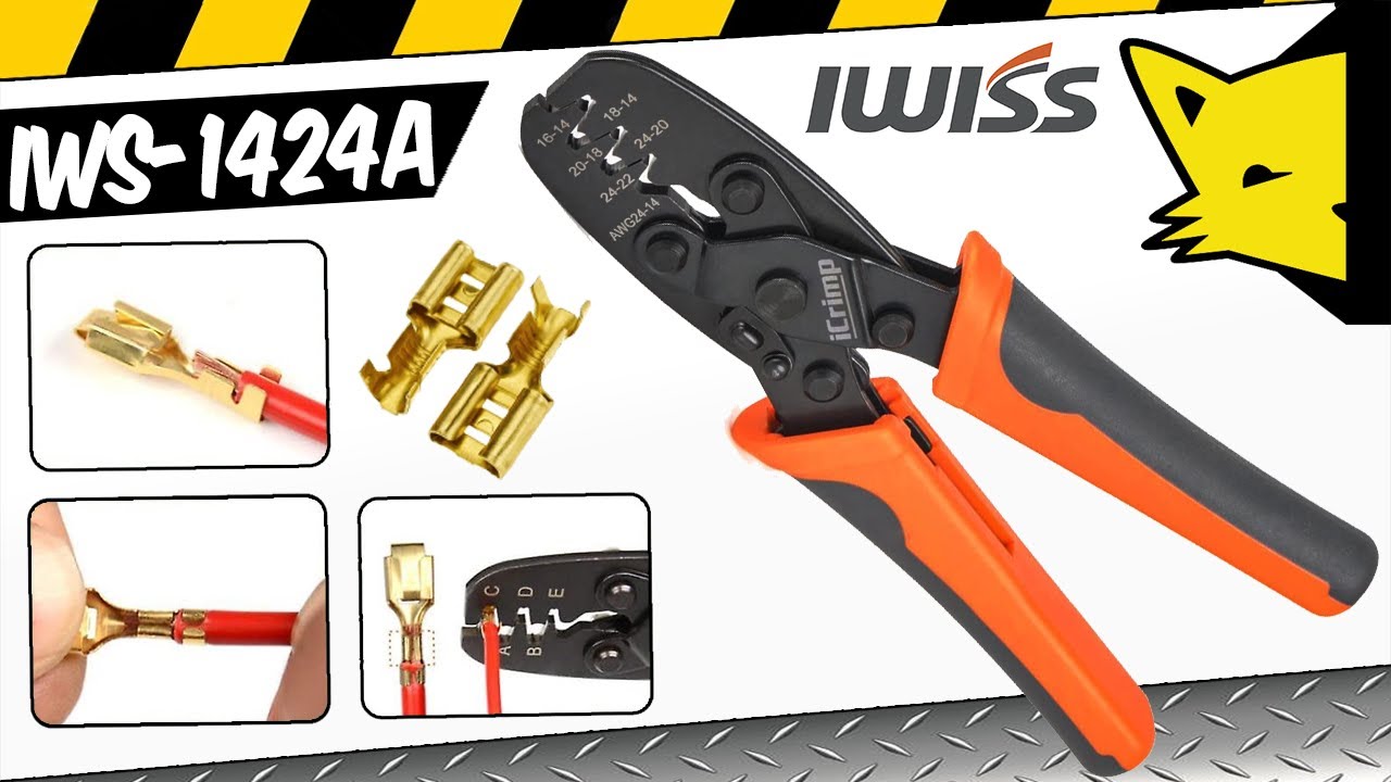 🤔🛠Crimpadora De Terminales Faston 🔰 IWS-1424A l 🟠IWISS🟠 l 📦Revisión y Pruebas📝