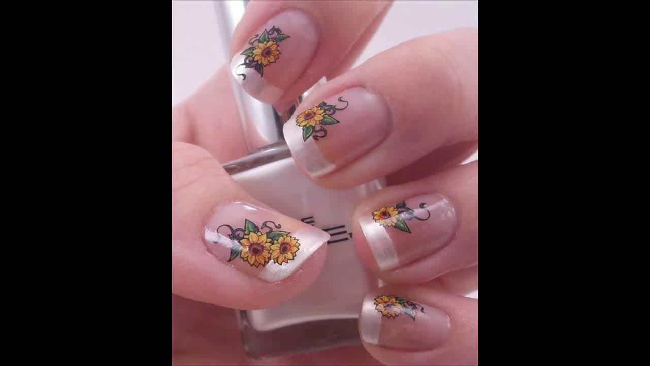 15 Sunflower Nail Designs for the Season   Pretty Designs