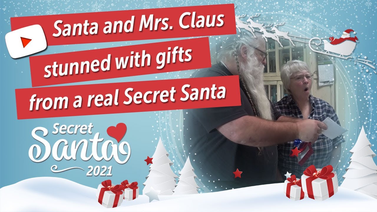 Santa and Mrs. Claus stunned with gifts from a real Secret Santa