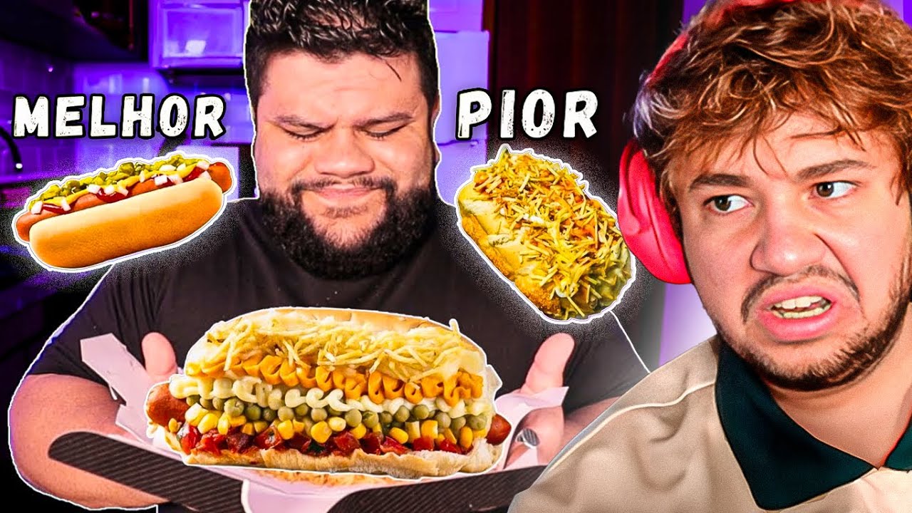 Hot Dog Melhor Avaliado VS O Pior Avaliado - React Thiago Quatroque