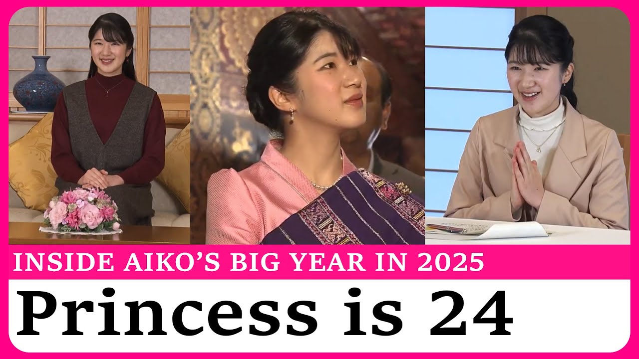 Princess Aiko turns 24 in a year of firsts including her visit to Laos