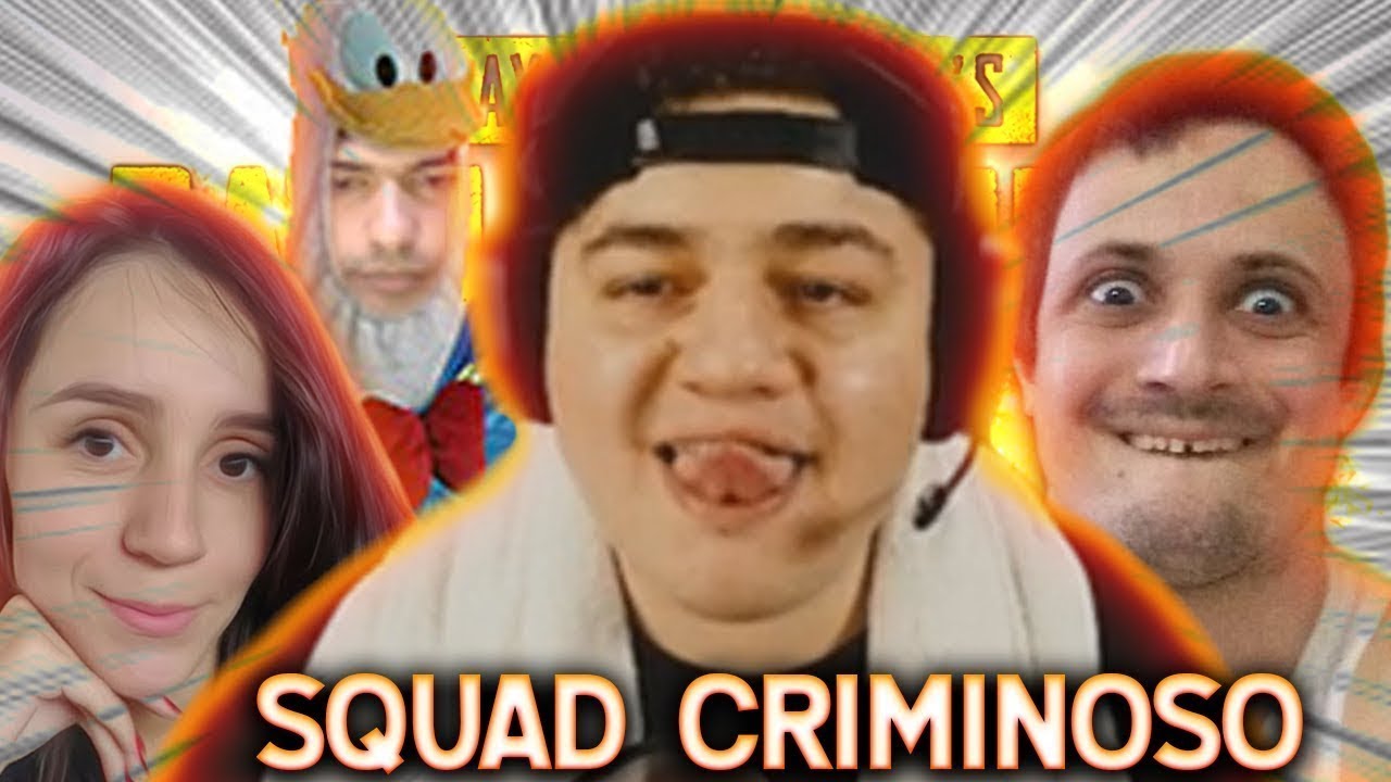 SQUAD CRIMINOSO DO PUBG ft DILERA, BADPOLLY e PUTODONALD | CORTES do BURGAO
