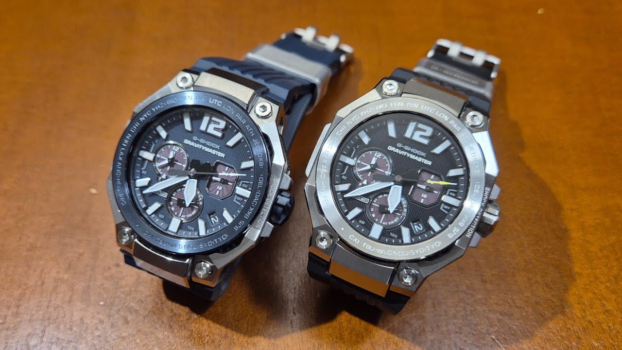 Casio G-Shock GWR-B3000-1AER, GWR-B3000A-2AER GRAVITYMASTER - recenzja, por&oacute;wnanie i przymiarka [PL]