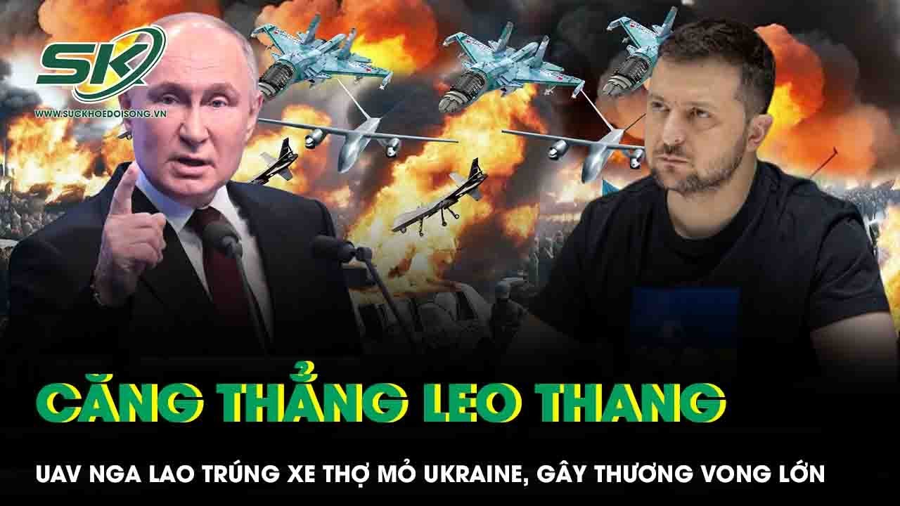 Căng thẳng leo thang: UAV Nga lao trúng xe chở thợ mỏ Ukraine, gây thương vong lớn