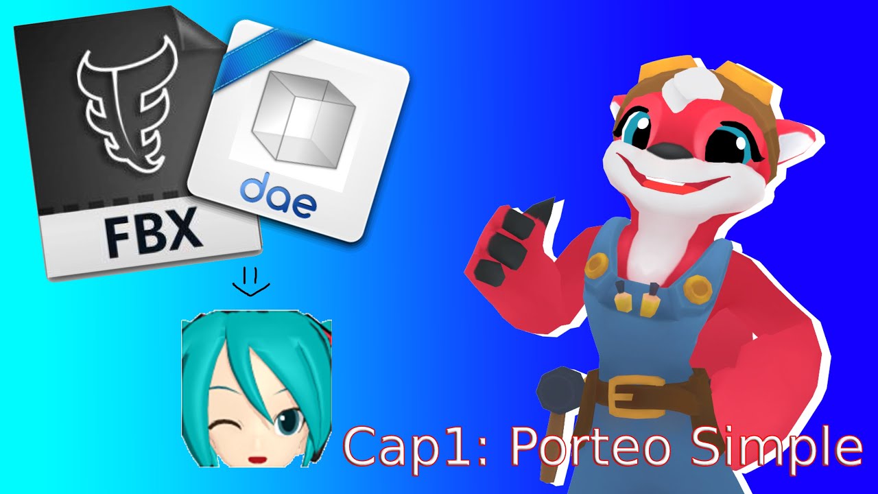 Como Convertir Un Modelo FBX o DAE A MMD (MikuMikuDance) En Español