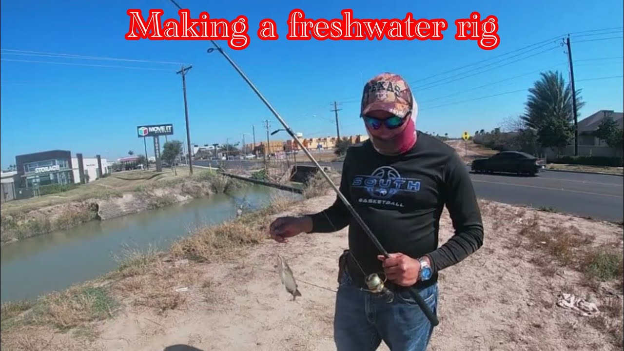 Building a freshwater double drop rig I use for catching catfish.