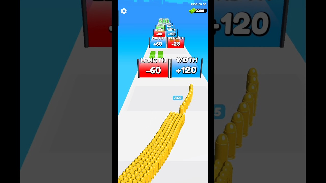 Satisfying Mobile Games - Bullet Army Run All Levels Gameplay Walkthrough Android, ios max #shorts