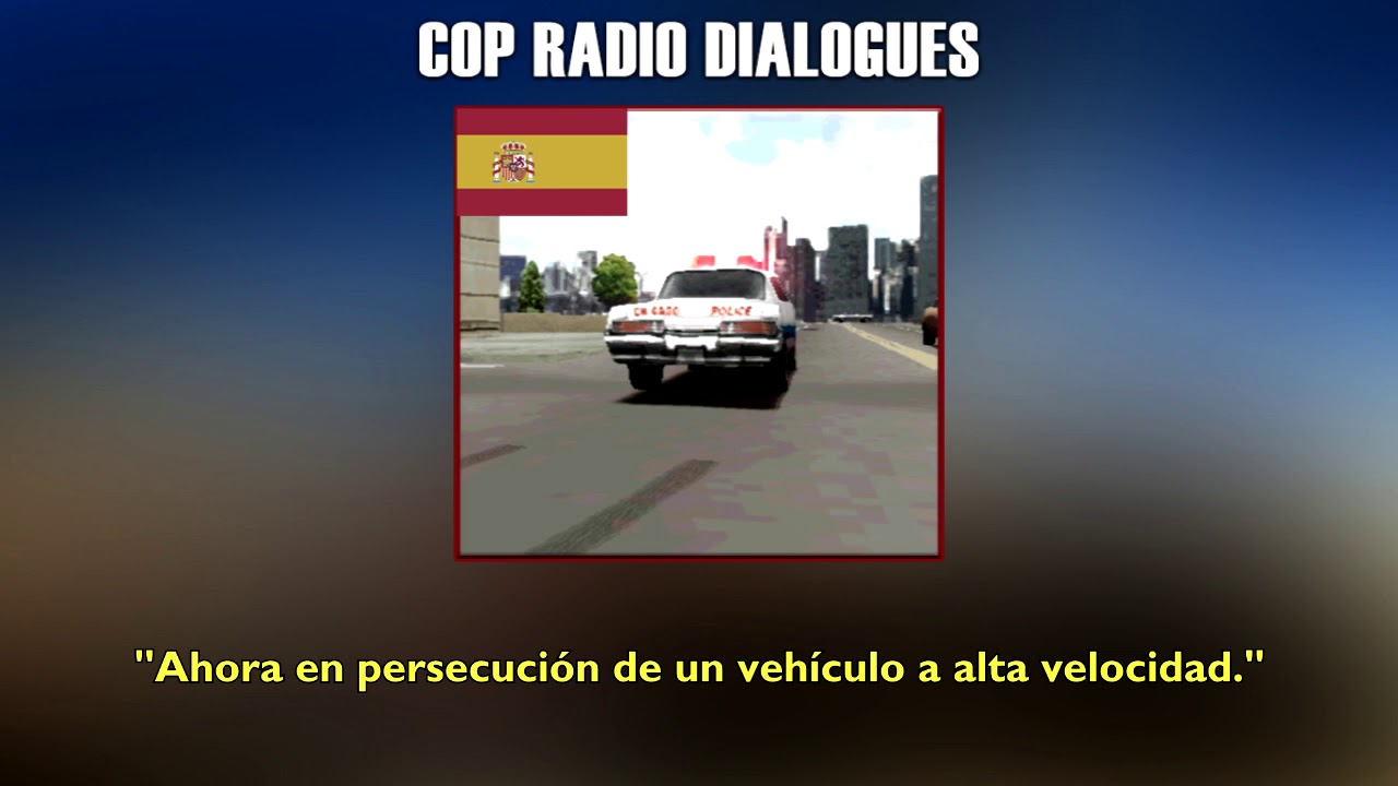 DRIVER 2 - Cop Radio Dialogues: Chicago/Vegas (Spanish Version)