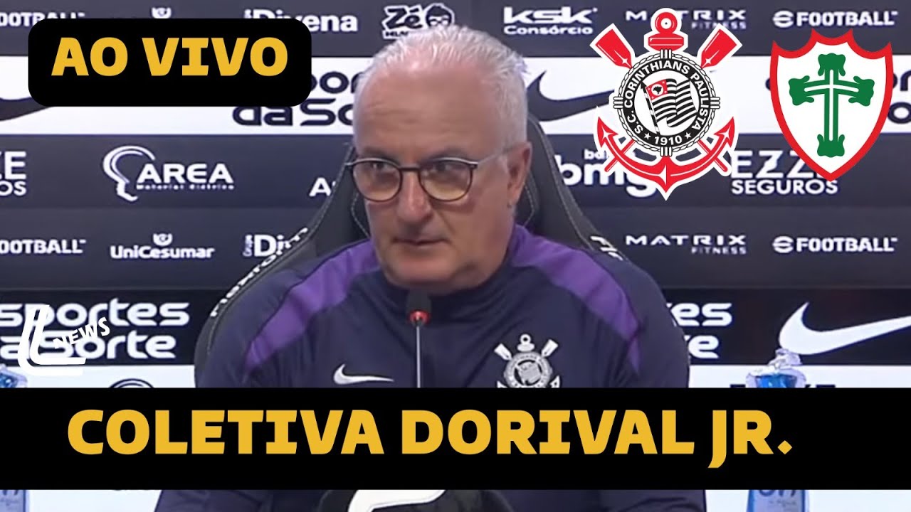 COLETIVA DORIVAL JR. AO VIVO - CORINTHIANS X PORTUGUESA - PAULISTÃO 2026