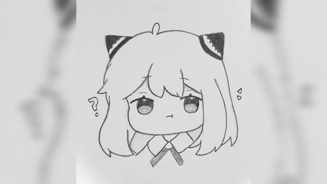 ​How to Draw Anya Forger (Chibi Style) - For Beginners //كيفية رسم آنيّا فورجر (Chibi) - للمبتدئين