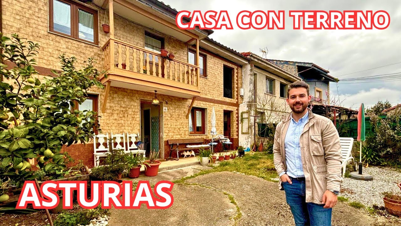 CASA EN VENTA CON ZONA EXTERIOR, PARA ENTRAR A VIVIR EN ASTURIAS *125.000€* #casaenventa #asturias