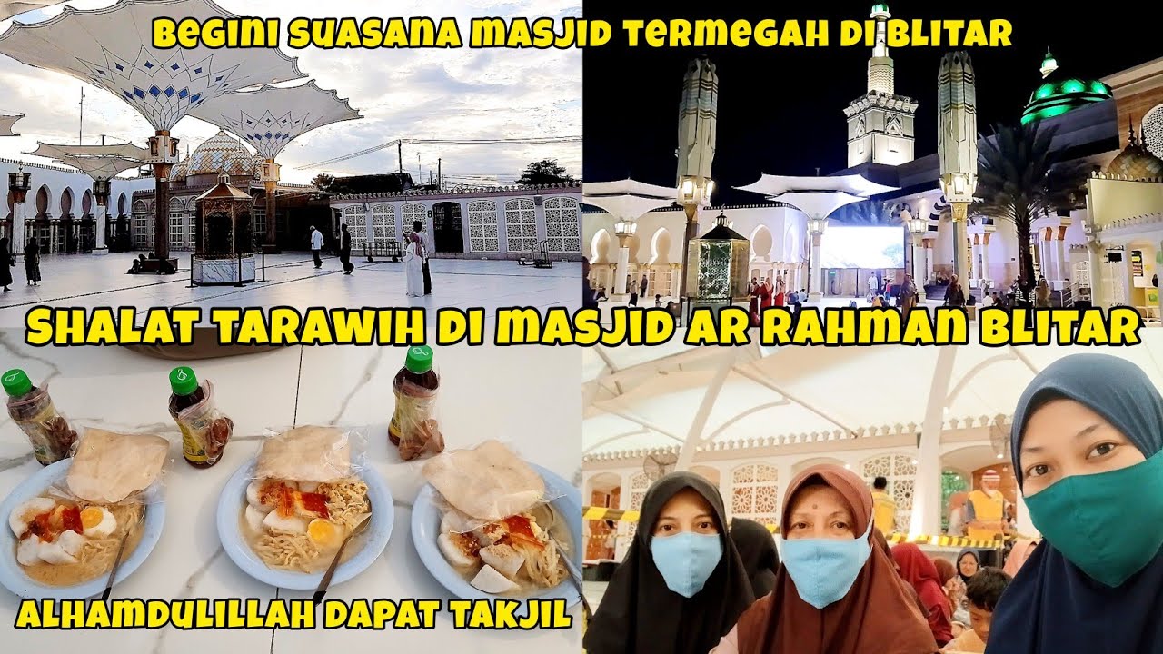 SHALAT TARAWIH DI MASJID AR RAHMAN BLITAR