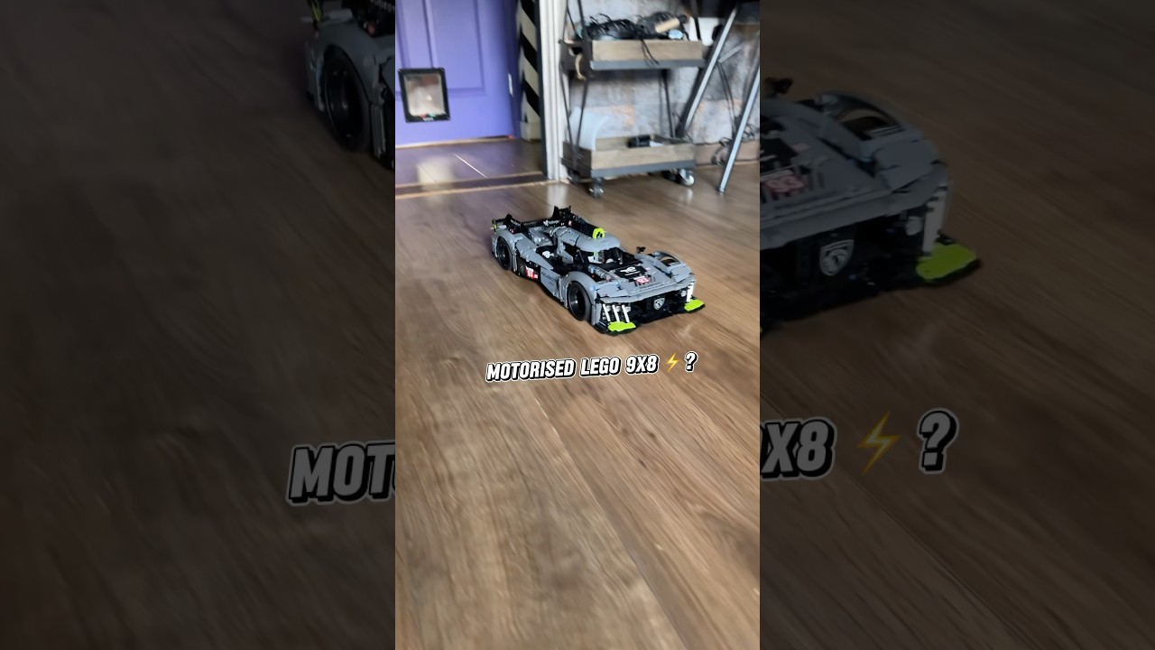 LEGO 9x8 RC Mod &ndash; Watch It Drive!🏎️