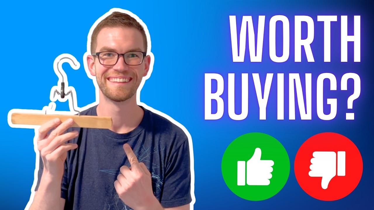 Деревянные вешалки для брюк Amazon Basics: ОБЗОР плюсов и минусов!