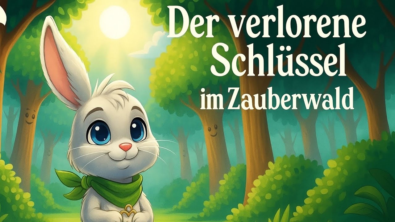 🌙✨Der verlorene Schlüssel im Zauberwald | Süße Einschlafgeschichte für Kinder | Gute Nacht Märchen🐰🌟