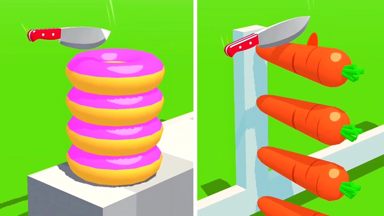 Slice It All Gameplay! Satisfying and relaxing ASMR slicing video