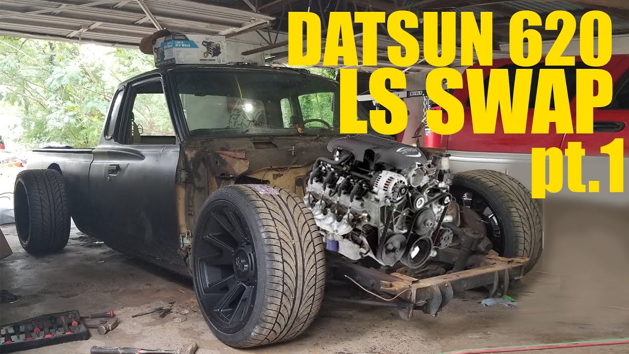 STUFFING AN LS INTO A TINY DATSUN 620