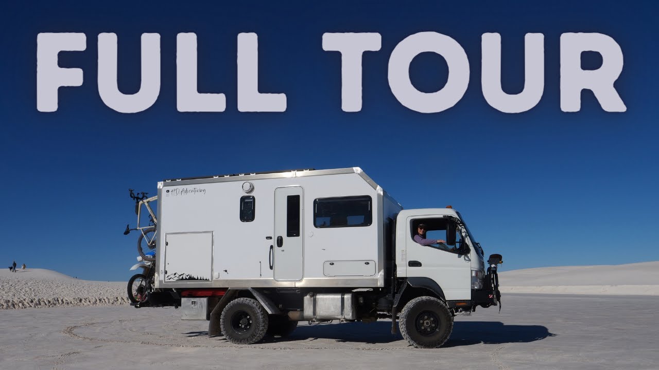Экспедиционный тур на грузовике своими руками | Мини-дом на базе Mitsubishi Fuso 4x4
