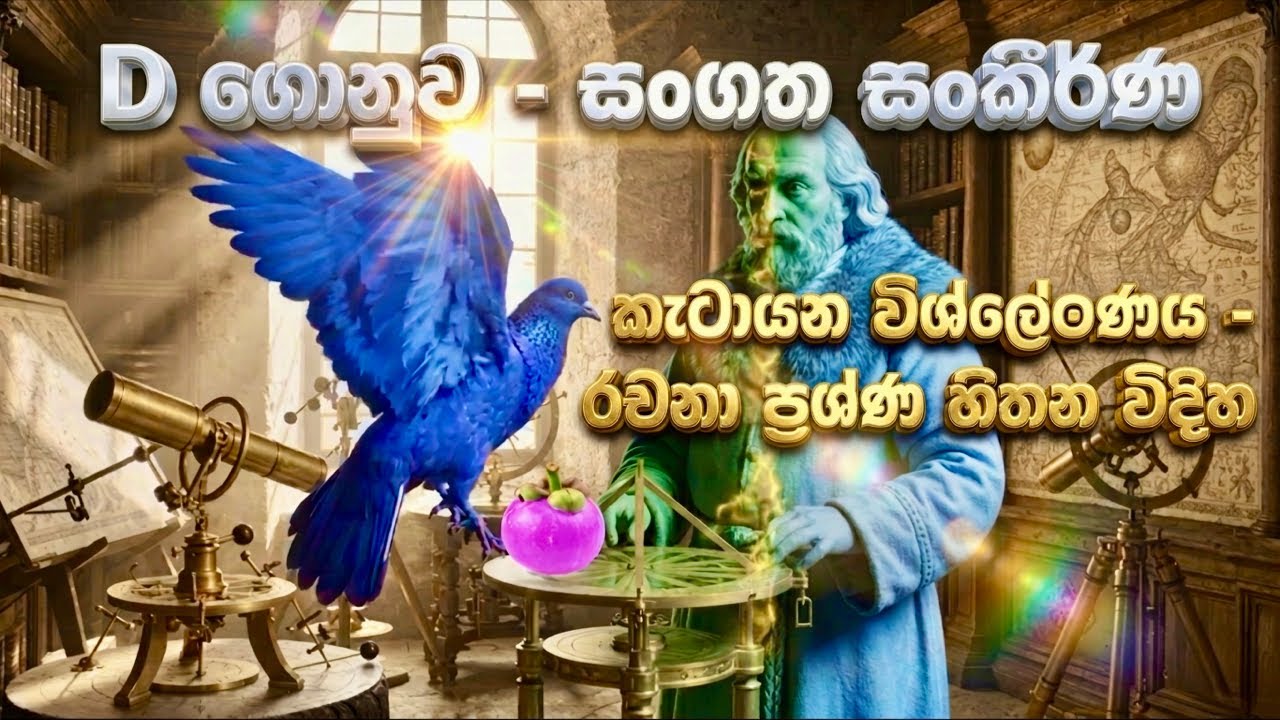 සංගත සංකීර්ණ වල පාට exam එක වෙනකන්ම මතක හිටින ක්&zwj;රමය