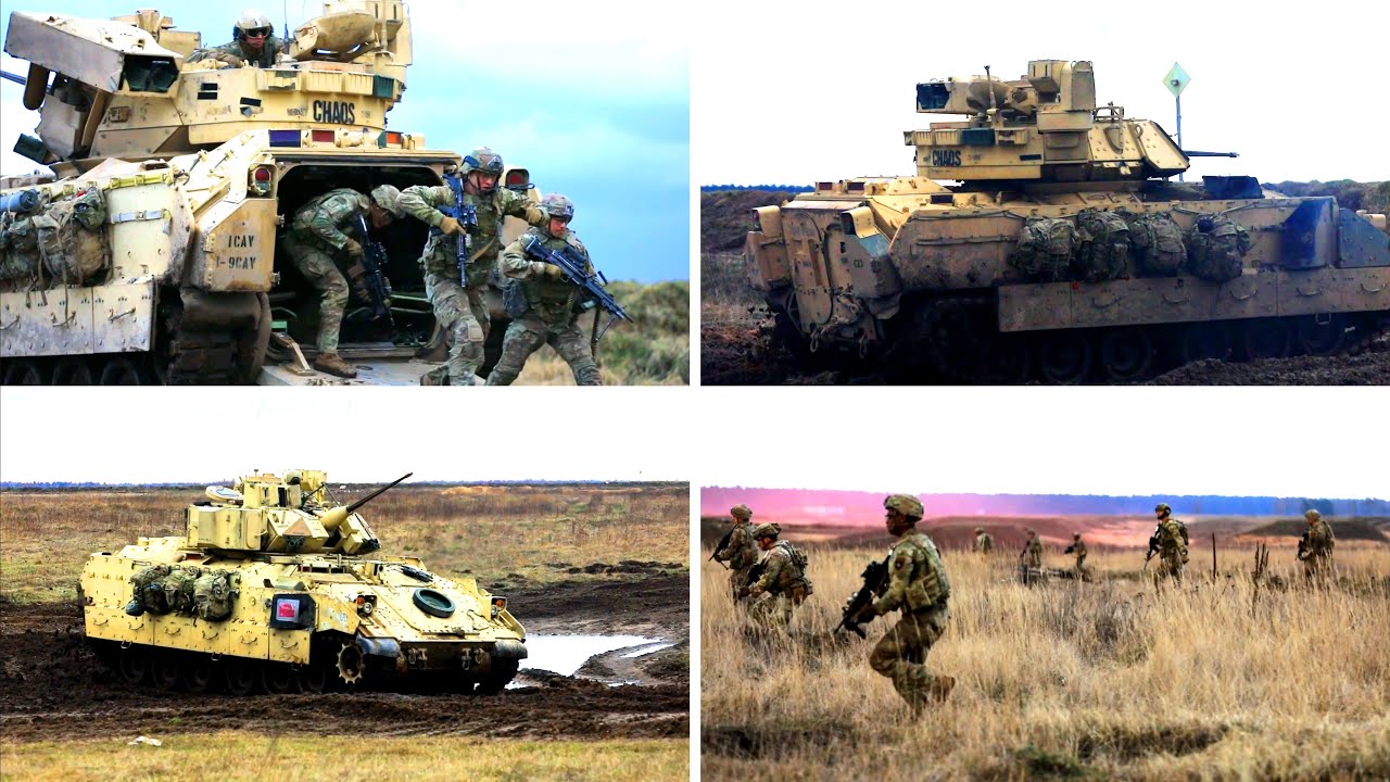 Watch U.S. Soldiers Take On a Challenger with M2 Bradleys!