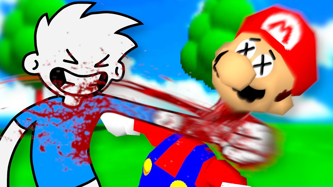 Juego Mario 64 Pero ES SANGRIENTO