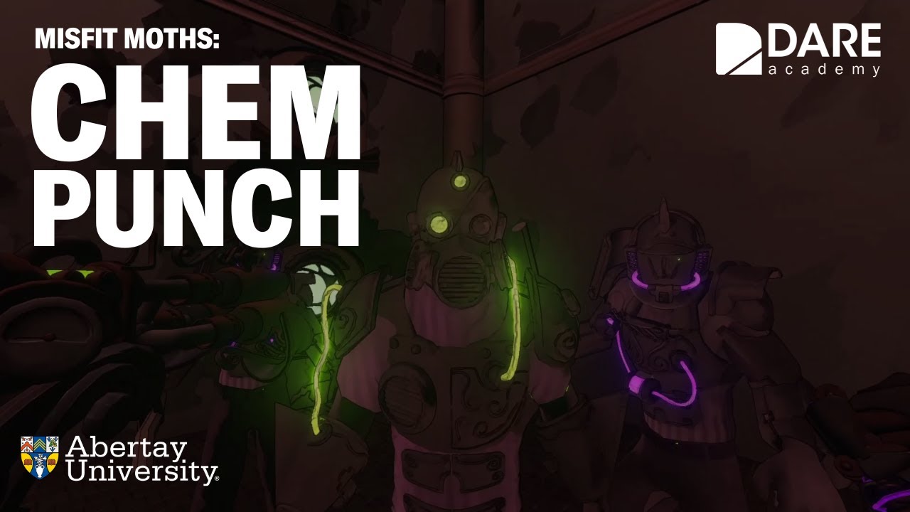 An intense combat game set in a ‘chem-punk’ world (inspired by Iron Man)