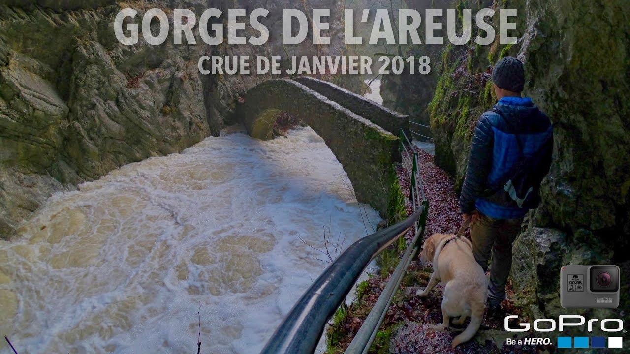 Crue de l’Areuse – Gorges de l’Areuse 2018 - GoPro Hero 6