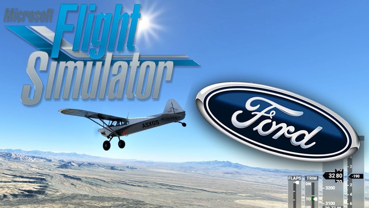 Checking Out the FORD Proving Grounds in Arizona! MASSIVE testing compound!! Flight Simulator 2020!!