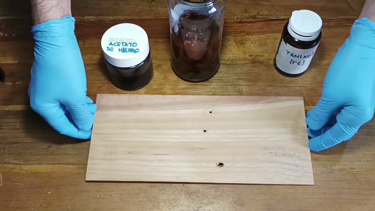 Ebonizado de madera. Utiliza madera negra en tus trabajos.