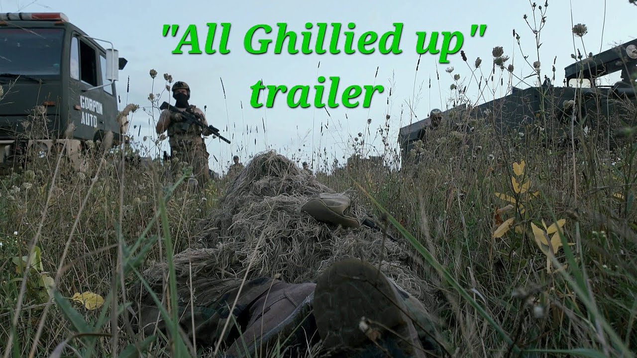 Cod 4 All Ghillied Up live action Trailer #cod #airsoft #battlefield #tank #diesel 
