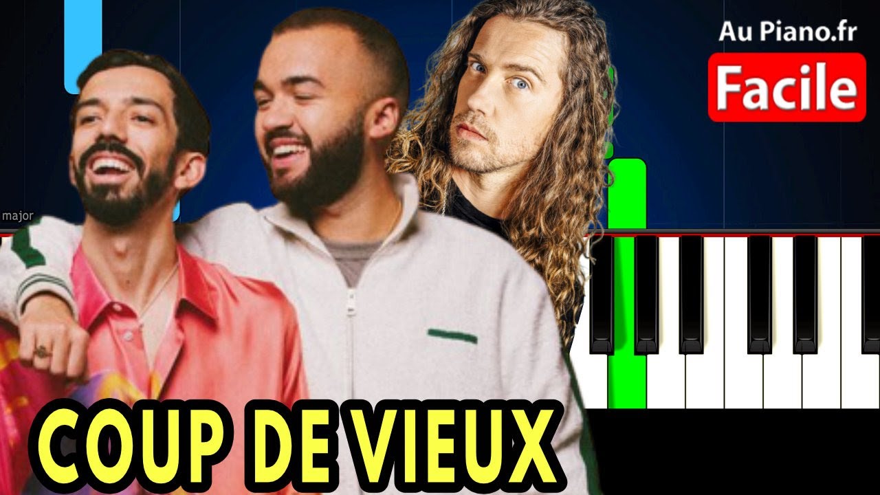 Bigflo & Oli Coup de vieux ft. Julien Doré - Piano Cover Tutorial Karaoké Paroles
